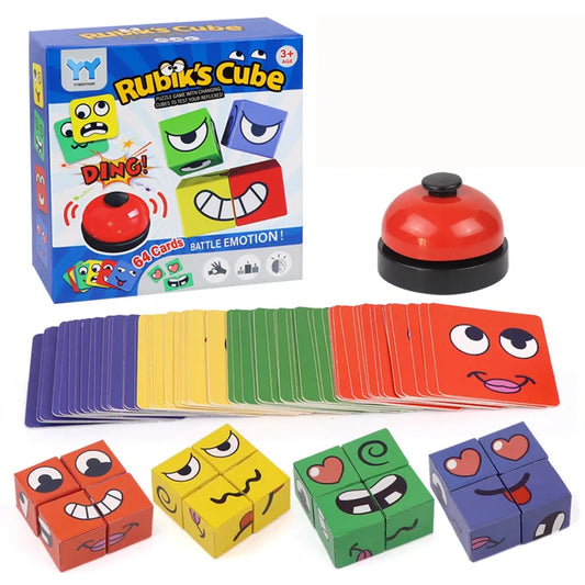 Kids Face Change Expression Puzzle - Educational Toys for Children Gifts