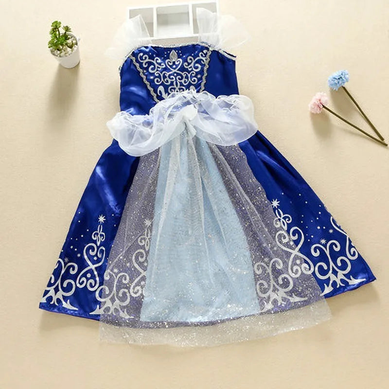 Girls Princess Dress Kids Cinderella