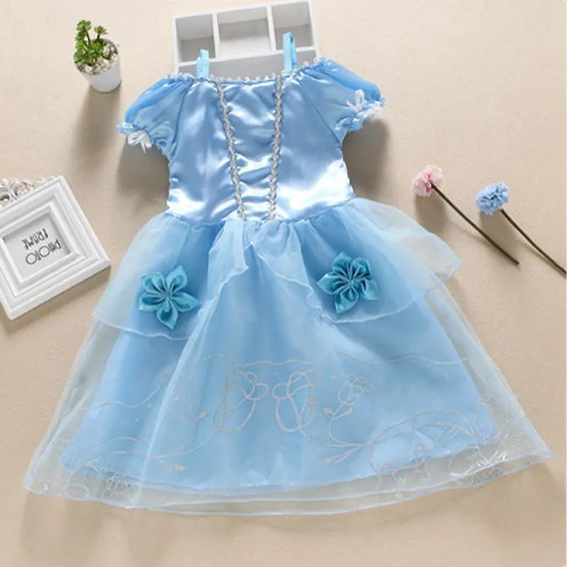 Girls Princess Dress Kids Cinderella